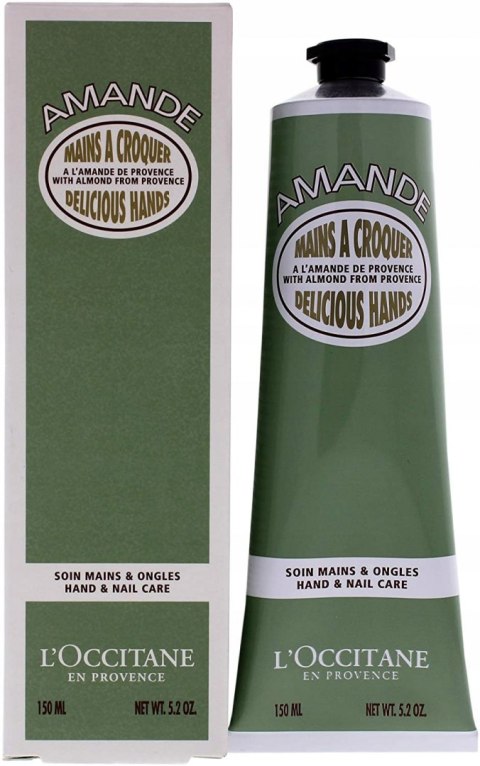 L'Occitane Amande Hand&Nail Care krem do rąk i paznokci 150ml oryginał L'Occitane Amande Hand&Nail Care krem do rąk i paznokci 150ml oryginał