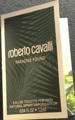 Próbka Roberto Cavalli Paradise Found EDT M 1,2ml