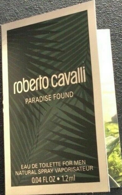 Próbka Roberto Cavalli Paradise Found EDT M 1,2ml Próbka Roberto Cavalli Paradise Found EDT M 1,2ml