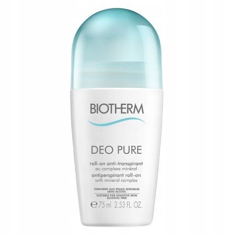 Biotherm Deo Pure Roll-On antyperspirant w kulce 75ml Biotherm Deo Pure Roll-On antyperspirant w kulce 75ml