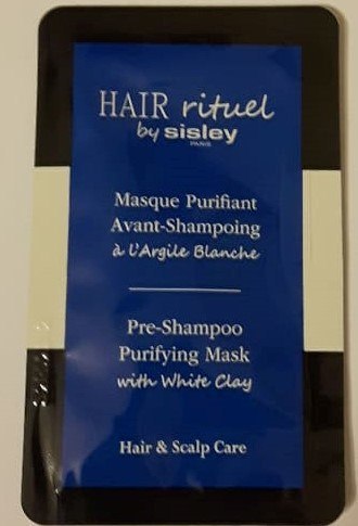 Sisley Hair Rituel Pre-Shampoo Mask maska do włosów z białą glinką 8ml