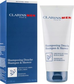 Clarins Men Shampoo Shower szampon do ciała włosów 200ml oryginał