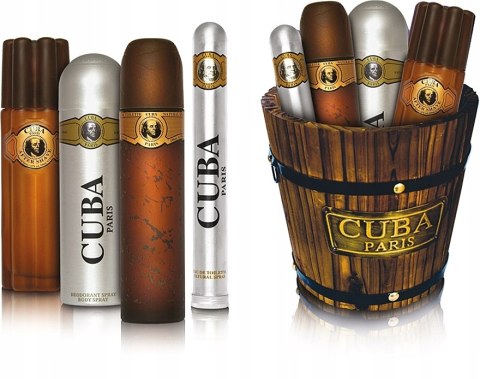 Cuba Gold EDT + A/S + Deo 4-cz. męski zestaw M Cuba Gold EDT + A/S + Deo 4-cz. męski zestaw M