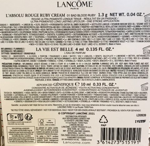 Lancome 3-częściowy zestaw upominkowy dla kobiet Lancome 3-częściowy zestaw upominkowy dla kobiet