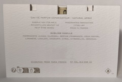 Próbka CREED Sublime Vanille EDP U 2ml Próbka CREED Sublime Vanille EDP U 2ml
