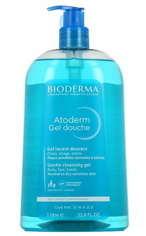 Bioderma Atoderm Gel Douche żel pod prysznic 1000ml Bioderma Atoderm Gel Douche żel pod prysznic 1000ml