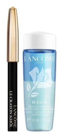 Lancome Bi-Facil 30ml + Le Crayon Khol 01 0,7g zestaw Lancome Bi-Facil 30ml + Le Crayon Khol 01 0,7g zestaw