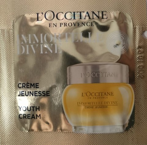 L'Occitane Immortelle Divine Youth Cream krem do twarzy 1ml