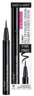 Wet n Wild Proline Felt Tip eyeliner w pisaku Black Noir 0,5g oryginał