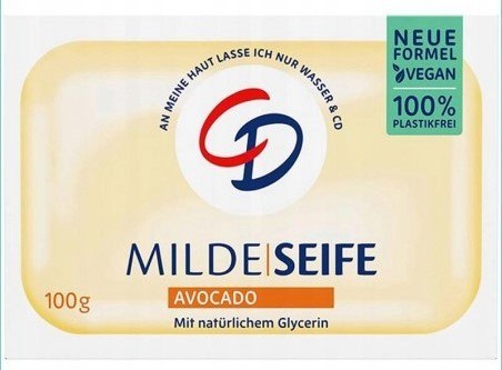 CD Milde Seife Avocado mydło z gliceryną 100g CD Milde Seife Avocado mydło z gliceryną 100g