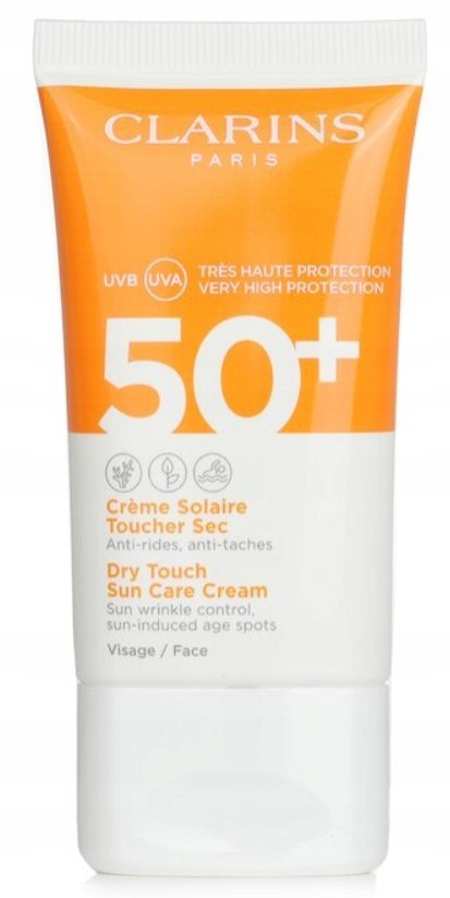 Clarins Dry Touch Sun Care Cream SPF 50+ krem do opalania 50ml