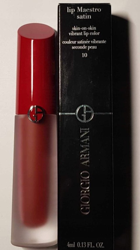 Armani Lip Maestro Satin 10 pomadka w płynie 4ml oryginał