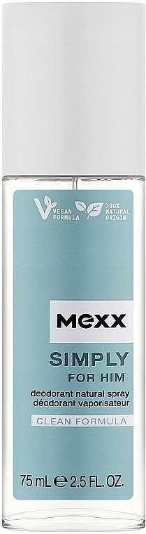 Mexx Simply For Him dezodorant z atomizerem dla mężczyzn M 75ml