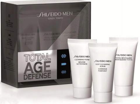 Shiseido Men Total Age Defense Set 3X30ml zestaw męski