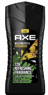 AXE Wild Mojito & Cedarwood żel pod prysznic M 250ml AXE Wild Mojito & Cedarwood żel pod prysznic M 250ml