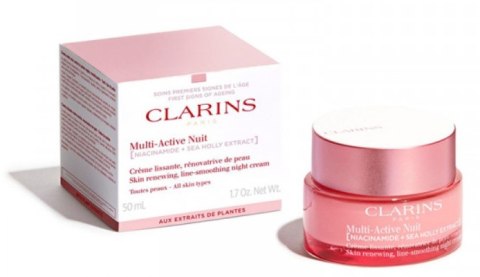 Clarins Multi- Active Nuit Niacinamide Night Cream krem noc 50ml oryginał