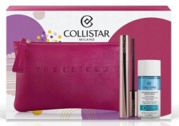 Collistar zestaw Mascara Infinito, płyn do demakijażu, kosmetyczka