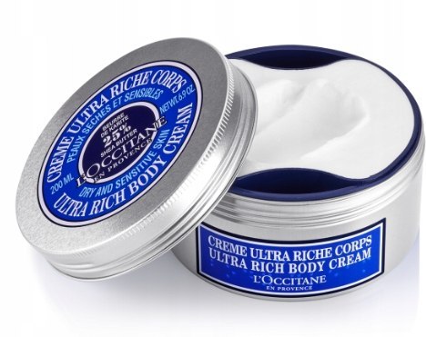 L'Occitane Ultra Rich Body Cream 25% Shea krem do ciała 200ml wkład L'Occitane Ultra Rich Body Cream 25% Shea krem do ciała 200ml wkład