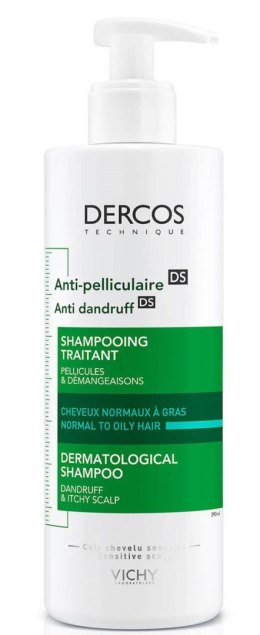 Vichy Dercos szampon przeciwłupieżowy włosy normalne, tłuste 390ml