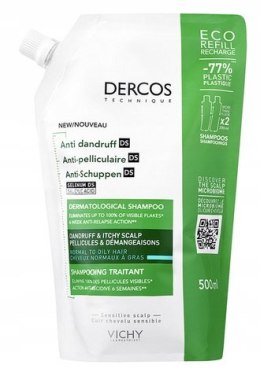 Vichy Dercos szampon przeciwłupieżowy włosy normalne, tłuste REFILL 500ml