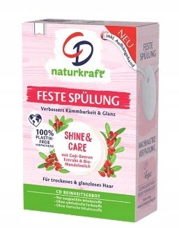 CD Naturkraft Shine & Care odżywka do włosów w kostce 75g CD Naturkraft Shine & Care odżywka do włosów w kostce 75g