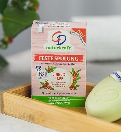 CD Naturkraft Shine & Care odżywka do włosów w kostce 75g CD Naturkraft Shine & Care odżywka do włosów w kostce 75g