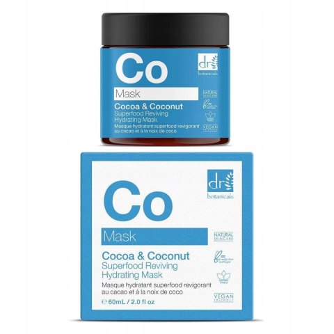 Dr Botanicals Cocoa&Coconut Hydrating Mask maska do twarzy 60ml oryginał