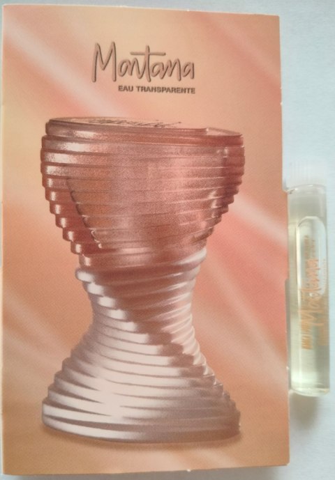 Próbka Montana Eau Transparente EDT W 1ml Próbka Montana Eau Transparente EDT W 1ml