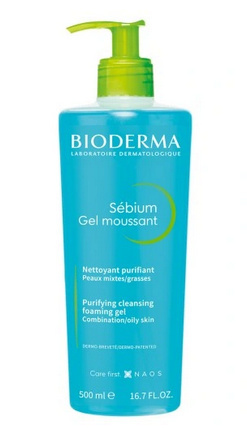 Bioderma Sebium Gel Moussant żel oczyszczający tłusta, mieszana 500ml