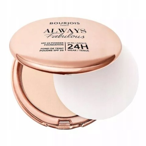 Bourjois Always Fabulous 24H SPF20 podkład w kompakcie 100 Rose Ivory 7g Bourjois Always Fabulous 24H SPF20 podkład w kompakcie 100 Rose Ivory 7g