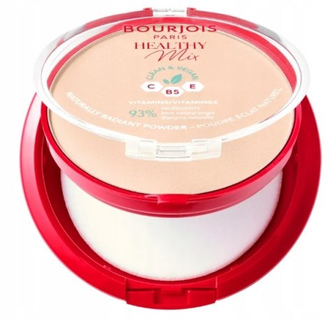 Bourjois Healthy Mix Clean Vegan 01 Ivory puder matujący 10g Bourjois Healthy Mix Clean Vegan 01 Ivory puder matujący 10g