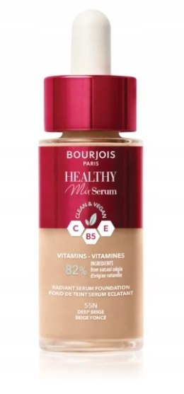 Bourjois Healthy Mix Clean Vegan Serum 55N Deep Beige podkład 30ml