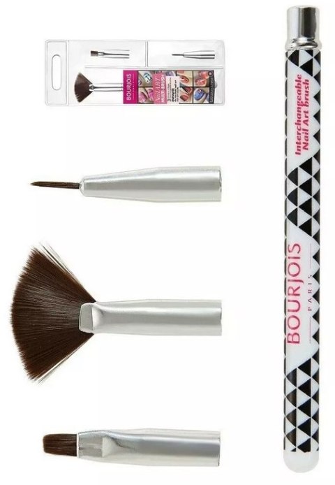 Bourjois Nail Art Multi-Brush zestaw 3 pędzli do zdobienia paznokci Bourjois Nail Art Multi-Brush zestaw 3 pędzli do zdobienia paznokci