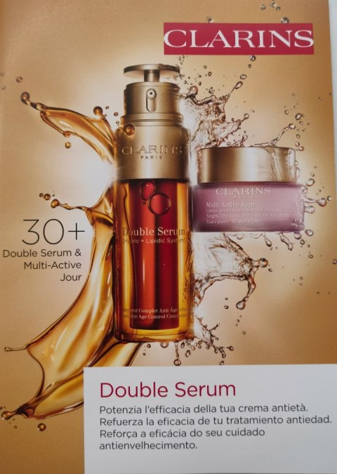 Clarins Double Serum 0,9ml + Multi Active Jour 2ml zestaw próbek 30+