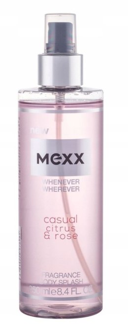 Mexx Whenever Wherever Casual Citrus & Rose Splash mgiełka do ciała W 250ml