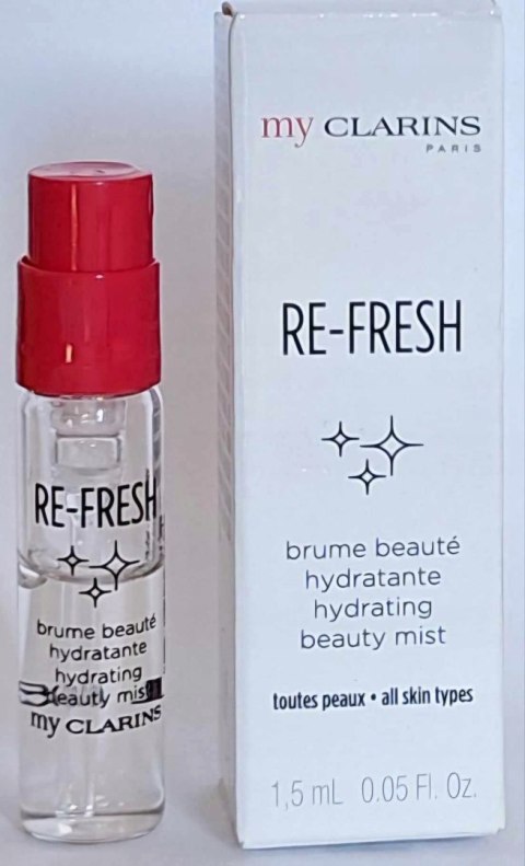 My Clarins Re-Fresh Hydrating Beauty Mist mgiełka do twarzy 1,5ml