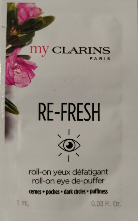 My Clarins Re-Fresh żel pod oczy 1ml