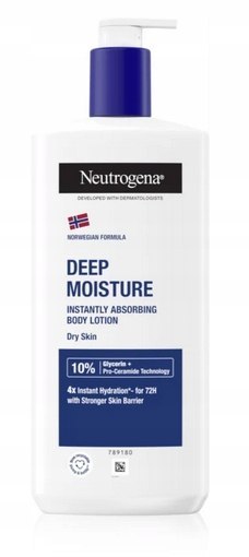Neutrogena Deep Moisture Fast Absorbing Body Lotion mleczko do ciała 400ml