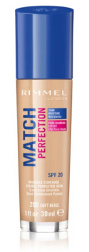 Rimmel Match Perfection podkład 200 Soft Beige 30ml