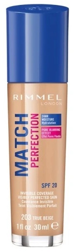Rimmel Match Perfection podkład 203 True Beige 30ml