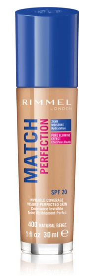 Rimmel Match Perfection podkład 400 Natural Beige 30ml