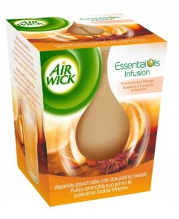 Air Wick Essential Oils pomarańcza mango świeca 105g oryginał