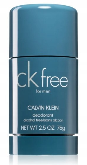 Calvin Klein CK Free dezodorant w sztyfcie bez alkoholu M 75g