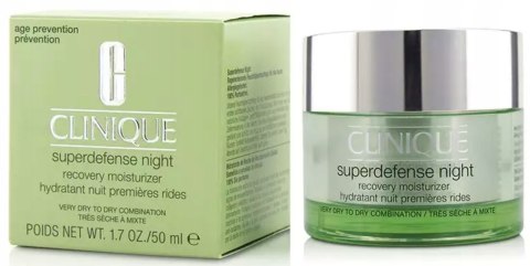 Clinique Superdefense Night krem na noc do suchej i mieszanej 50ml oryginał