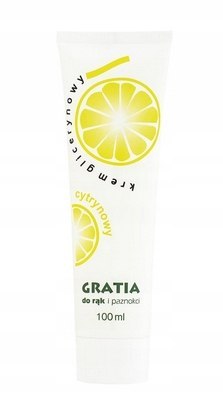 Gratia krem glicerynowy do rąk cytrynowy 100ml
