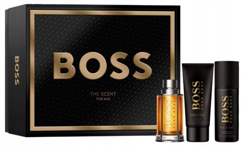 Hugo Boss Boss The Scent EDT 100ml+ deo 150ml+ żel prysznic 100ml zestaw M
