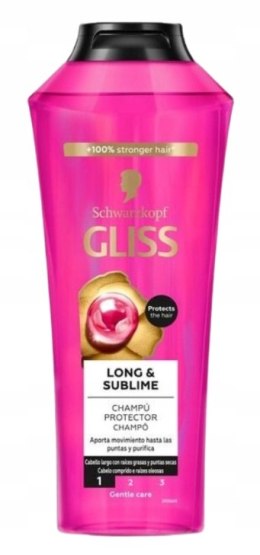 Schwarzkopf Gliss Long & Sublime szampon ochronny dla długich włosów 400ml