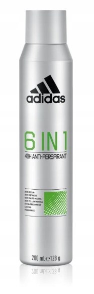 Adidas 6 in 1 dezodorant M 200ml