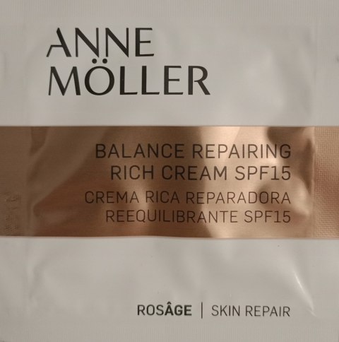 Anne Moller Rosage Balance Repairing Rich Cream SPF15 krem na dzień 2ml Anne Moller Rosage Balance Repairing Rich Cream SPF15 krem na dzień 2ml
