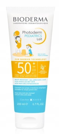 Bioderma Photoderm PEDIATRICS Lait SPF50+ mleczko do opalania dzieci 200ml